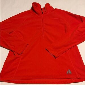 Women’s First Ascent Red Half-Zip Fleece